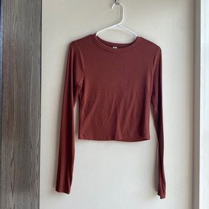 Orange Long Sleeve Shirt